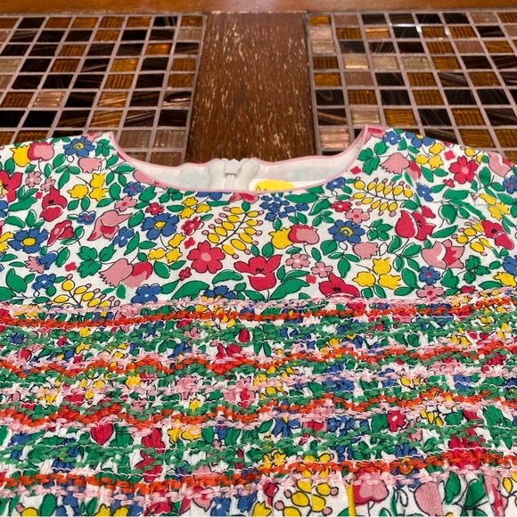 Mini Boden London Liberty Smocked Girls Dress - Picture 5 of 13